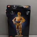 LEGO Star Wars C-3PO Buildable Droid Figure, Build and Display Model with C-3PO Minifigure, Star Wars Collectible for Home or Office Dcor, Nostalgic Gift Idea for Adults, Fans or Collectors, 75398