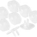 Pack of 24 Clear Plastic Plug Protectors, Outlet Covers for Child Safety Plugs