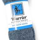 WARRIOR ALPACA SOCKS - Unisex Toasty Toes Ultimate Alpaca Socks For Men And Women (Gray) L