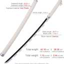Zisu Demon Katana Sword, About 41 inches, Hashira Pillars & Protagonist Katana for Cosplay Purpose, Anime Original Texture