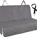 Honest Dog Car Seat Covers, Dog seat Cover with Side Flap for Cars, Trucks, and Suv's - Waterproof & Nonslip Pet Seat Cover for Backseat (Gray)