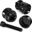 Benlari 8MM Swingarm Spools Sliders Stand Universal M8 Black Fit for CBR 600 F2 F3 F4 F4i CBR600RR CBR1000RR GSXR600 GSXR750 GSXR1000 GSXS750 SV650 ZX6R ZX10R Z650 Z900 Z1000 EX400 EX650 Daytona (8MM)