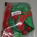 SATINIOR Christmas Santa Elf Shoes and Hat Christmas Red and Green Costume Accessory Set