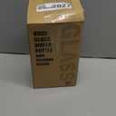 64 oz Glass Water Bottle with Handle and Straw Large 2L Water Bottle with Time Markers and Silicone Sleeve Half Gallon Water Jug BPA Free for Gym Daily Use (Black)