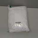 Tegeme 1 Pack 32 x 43 Inch Round Spandex Cocktail Tablecloths with Skirt Cocktail Round Table Cover Spandex Stretch Tablecloth for Fitted High Top Table Bar Wedding Party Banquet (White)