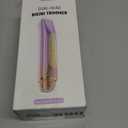 Bikini Trimmer for Women, 2 in 1 Dual Head Rechargeable Electric Shaver, Painless Pubic Hair Trimmer for Underarm Leg Arm Body Face IPX7 Waterproof & Travel-Friendly, GoldPurple