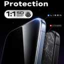 LISEN 2 Pack [Top 9H+ Hardness] Glass for iPhone 17 / iPhone 16 Pro Screen Protector, Military Grade Shatterproof 8K HD Auto Dust-Elimination Bubble Free Tempered Glass with Ultra Fit Tray