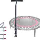 Trampoline Handle Bar Rebounder Handle Bar for Most Brands Mini Fitness Trampolines Fits Foot Tubes up to 0.98IN~1.26IN Diameter (Trampoline not Included) NonSlip Comfortable Handles