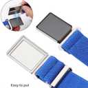 AWAYTR 3 PCS Kids Adjustable Magnetic Belts - Easy to Use Magnetic Buckle Belt for Boys and Girls (Royal Blue / Navy Blue / Black)