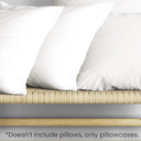 1000 TC White Standard Pillowcases Set of 4 100% Egyptian Cotton Pillow Cases with Long Staple Cotton & Sateen Weave, Silky Soft Hotel - Like Bed Pillow Covers for Comfy Sleeping, Snug Fit