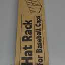 Hat Stand for Baseball Caps, 2 Pack No Install Acrylic Hat Organizer for 14 Baseball Caps Storage Organizer, Hat Racks Hat Holder Display and Organization for Closet, Bedroom, Dresser (Clear-2Pack)