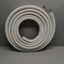 33 Ft Mini Split Line Set,Air Conditioning Copper Tubing Pipe Extension,1/4" & 3/8" 3/8" PE Thickened for AC and Heating Equipment Insulated with Nuts. (1/4+3/8)