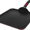 Mirro A79613 Get A Grip Aluminum Nonstick Griddle Cookware, 11-Inch, Red