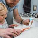 Dr. Brown's Toddler Toothbrush, Dinosaur, Green and Orange, 2-Pack