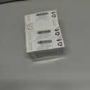 4 x Transparent Cigarette Case for King Size 85mm, Holds 20 Cigarettes,Stylish with Gold Powder Design (White)