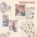 Vgo... 1 Pair Women's Gardening Gloves NGG X1 with Fresh Rich Aromas,Abrasion-Resistant for Yard Work,Patented Seamless Non-Stitching Design(M,Rose&White,TP1131)