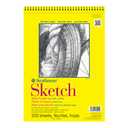 Strathmore 300 Series Sketch Paper Pad, Top Wire Bound, 11x14 inches, 100 Sheets (50lb/74g) - Artist Sketchbook for Adults and Students - Graphite, Charcoal, Pencil, Colored Pencil