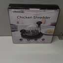 10" Pro Chicken Shredder Tool Twist Large for Kitchen, BPA-Free Food-Safe Meat Grinder, Visible Chicken Breast Meat Shredder with Strong Anti-Slip Bottom & Ergonomic Handle, Black