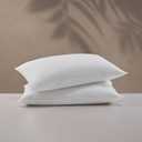 Sobel Westex: 2 Pack Sahara Nights Bed Pillow for Sleeping | Back & Stomach | Hotel Quality, 233 TC, 100% Cotton Case, Gel Fiber Fill | Soft, Washable (20 x 26, Two Pack, King Size)