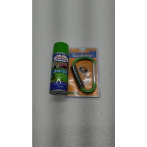 Thompson's 11.5 oz sport seal 1ea. - Aluminum 6in Large Caribiner 1ea.