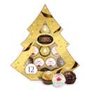 Ferrero Collection Christmas Holiday Tree Assorted Chocolate Gift Box, Hazelnut Milk & Dark Chocolate, Coconut, 12 Count, 4.7 oz