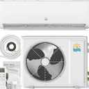 12000 BTU Mini Split Ac/Heating System - 19 SEER2 Mini Split AC Unit with Heat Pump, 115V Energy Efficient Ductless AC Unit Up to 750 Sq.Ft with Installation Kit