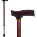 DMI Lightweight Aluminum Adjustable Walking Cane with Derby-Top Handle for Men and Women