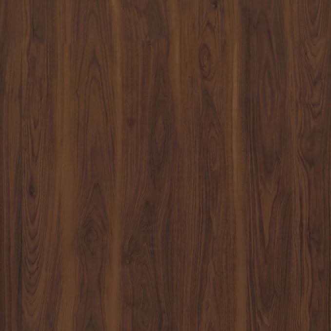BOMENG Walnut Wood Contact Paper 32x158 inch Dark Brown Wood Wallpaper Peel and Stick Waterproof Removable Faux Wood Grain Vinyl Wrap Vintage Countertop Paper for Drawer Liner Cabinets Walls Desk