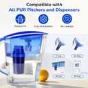 Fil-Fresh 4-Pack Water Filter Replacement for All PUR, PURPlus Water Pitchers and Dispensers, Replace PPF900Z, NSF Certified, Advanced Version