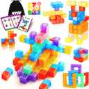 TOY Life 36PCS Magnetic Blocks for Kids Ages 4-8, Magnetic Building Blocks for Toddlers 3-5, Magnet Toys for Toddler, Kids Building Blocks, Toddler Building Toys