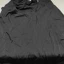 Verdusa Women's Tie Back Dolman Sleeve Blouse Top Casual Mock Neck Going Out Tops (X-Large, Black)