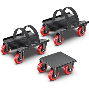 Snowmobile Dolly Heavy Duty with 3 Inch Caster Wheels,