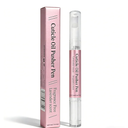 Ceramic Cuticle Pusher & Oil Pen - Professional 2-in-1 Care for Dry, Damaged Nails & Hangnails, Gentle Remover Pen with Nourishing Oil to Moisturize & Strengthen (1 Pack)