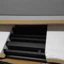 LongKe Electric Standing Desk Adjustable Height, 40x24 Inches Sit Stand up Desktop for Home Office, Ergonomic Rising Computer Table with Memory Preset, Black