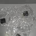 6 Pcs 12 Inch Solar Christmas Outdoor Light Decoration Christmas Hanging Ball LED Waterproof 60 Light with 8 Flicker Modes for Garden Tree Holiday Party Fireplace Decor