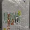 4"x4"x2" Shipping Boxes Set of 3, White Corrugated Cardboard Box Literature Mailer