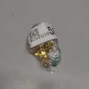 Stainless Steel Cuban Gold Link Heavy Duty Necklace Dog Collar for Small Medium Large Dogs, American Bully French Bulldog Dog Collar with CZ Luxury Safety Personalized Dog Tag (16 Inch (Pack of 1))