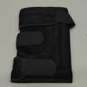 Foilswirl 1 Pcs Kids Knee Brace with Side Stabilizers Patella Gel Pads Adjustable Straps Youth Child Knee Brace Support for Meniscus Tear Sports, Meniscus Tear (Black)