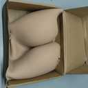 Silicone Hip Enhancer Pads for Women Butt Lift Shapewear Body Shaper for Curvy Enhancement Butt Pants fake butt (Beige, M)