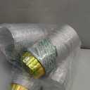 Tessco for you 100 Pcs Disposable Ramekins with Lids 8 oz Creme Brulee Ramekin Aluminum Foil Cup Cupcake Liner Baking Valentines Disposable Muffin Tin Pan Cheesecake Container (Yellow,Silver)