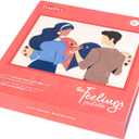 Feelings Palette  Couple Games for Date Night Ideas - Intimacy Relationship - Conversation Starters and Deep Connection Board Game - Question Card Games for 2 Players, Romantic Couple Gifts