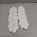 Elbow Pad for Desk, L-Shaped Desk Edge Arm Rest Cloud Wrist Rest, Non-Slip Memory Foam Wrist Pads, 2-Pack White Wrist Support for Keyboard, Mouse, Laptop