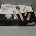 MESCOMB 6-in-1 Hot Air Styler  Hair Dryer with Straightener, Auto Curler & Volumizing Brush for Straightening, Curling, Smoothing & Volume, Damage-Free (Champagne Coffee)