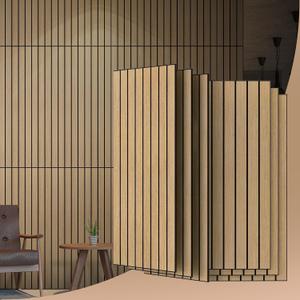 6 Pack 47.2"x23.6" Acoustic Panels, Sound Absorbing Panels, Teak-Color