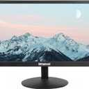 20" PC Monitor 1600x900 75Hz 5MS HDMI Monitor LED Viewing Angle 95° (Horizontal) with HDMI VGA Input, 76% sRGB, VESA Wall Mount, TN Panel, Black