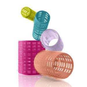 Conair Heatless Hair Curlers, Self-Grip Hair Rollers for Women Provide Lift & Volume, Assorted Sizes & Colors, 31 Count with Reusable Zippered Bag