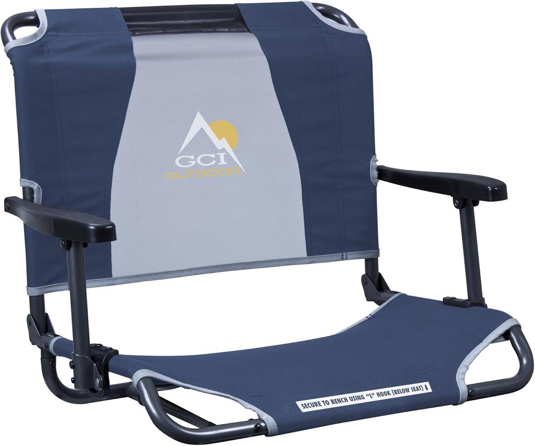 GCI Outdoor Comfort Chair and Stadium Seat (Navy Blue)