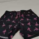 maamgic 2 in 1 Mens Swim Trunks 7 Inch Swim Shorts Swim Suits Board Shorts (Large, Coconut Tree-black)