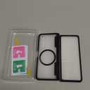 Caka for Samsung Galaxy Z Fold 4 Case [Compatible with Magsafe] [Hinge Protection] [Built-in HD Screen Protector] Translucent Hard Shockproof Magnet Phone Cover for Fold4 - Black