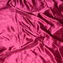 Satin Charmeuse Solid Fabric 60" Wide Sold by The Yard (Magenta)